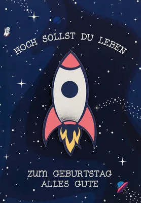 Produktbild von Geburtstag  Glückwunschkarte im Format 115x17cm mit Umschlag