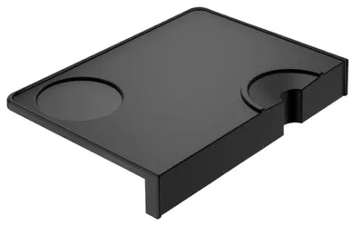 Silikon-Tampermat, rutschfest, 20,5×15×3 cm, schwarz