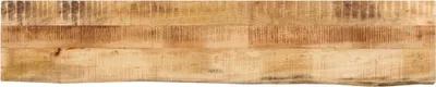 Produktbild von Möbel Tischplatte 160x40x3,8 cm Baumkante Massivholz Raues Mangoholz - Tischplatten 370400