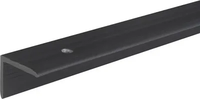 Produktbild von ALBERTS Treppenkanten Schutzprofil Kunststoff schwarz 1000x25x20 mm
