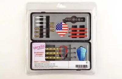 Produktbild von Karella Kombi-Set Steeldart und Softdart 18g