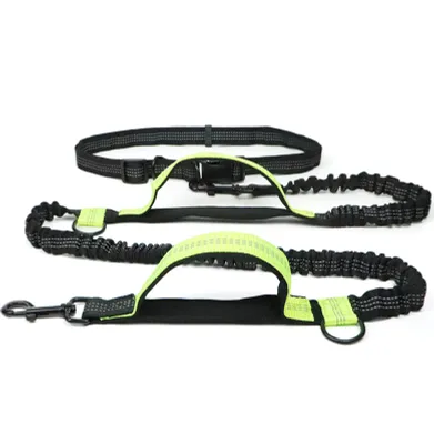 Produktbild von Haustierleine, Outdoor-Lauf, reflektierend, doppelt einziehbar, Hundeleine, Hundekette, Leine, Heimtierbedarf