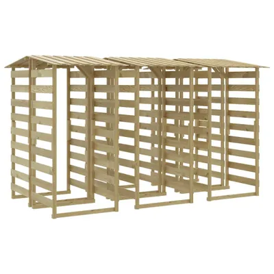 Zdjęcie produktu dla Pergole ogrodowe z daszkiem, 6 szt., 100x90x200 cm, sosnowe