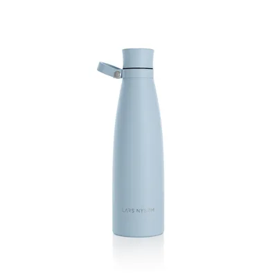 Produktbild von LARS NYSØM Trinkflasche Edelstahl | BPA-freie Isolierflasche | Auslaufsichere Wasserflasche für Sport, Fahrrad, Hund, Baby, Kinder 750ml Baby Blue