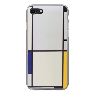 Produktbild von MuchoWow® Handyhülle Schutzhülle Hülle für iPhone 7 Tableau I - Piet Mondrian Silikon Softcase Handy Hülle - Kartenhalter