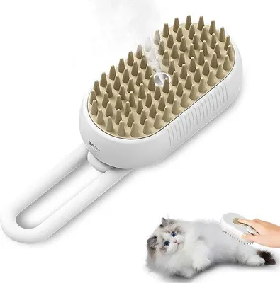 Immagine prodotto di Spazzola per gatti Famanu 3 in 1 – per pelo lungo e corto