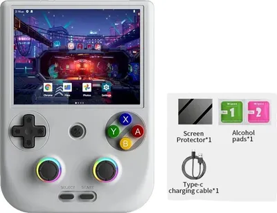 Obrázok produktu pre Prenosná herná konzola, 4-palcový IPS displej, Android 13, sivá, Len herné konzoly