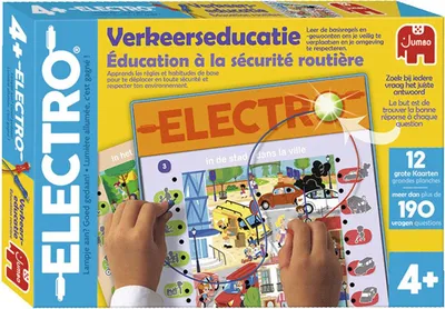Produktbild von Jumbo Electro - Verkeerseducatie, 4 Jahr(e), Mit Ton, Batterien erforderlich, LR44, Karton, Mehrfarbig