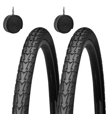 Productafbeelding van Set van 2 Fietsbanden 28 x 1 5/8 3/8 voor Stad en Trekking