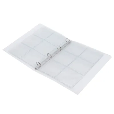 Obrázek produktu pro Průhledný pořadač, pořadač organizátorů fotografií, kniha pro ukládání odznaků, pořadač pro sbírky, průhledná kniha pro sbírky, složka pro ukládání fotografií