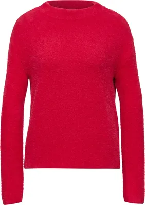 Produktbild von Street One Strickpullover 'Federgarn Pullover', A302788, autumn red, Gr. 40