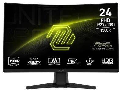 Image de MSI MAG 242C - 23.6" | VA Curve 1500R | Full HD | 1ms | 180Hz