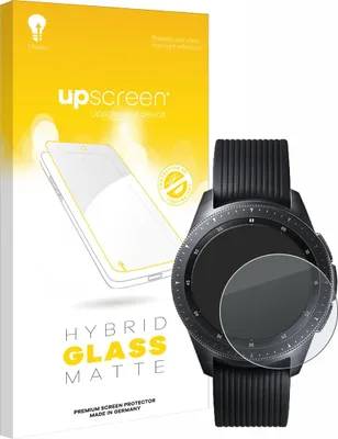Produktbild von upscreen Entspiegelungs Schutzglas für Samsung Galaxy Watch (42 mm) Schutzfolie Panzer Folie Glas Display Schutz matt