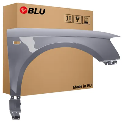 Obrázek produktu pro BLU Blatník náhrada pro Audi A3 8P LY7J Pravý Stříbrný AvusSilber | 2003-2008 | Přední | Lakovaný | Připravený k montáži | Pozink, Obrázek vytvořený pomocí AI