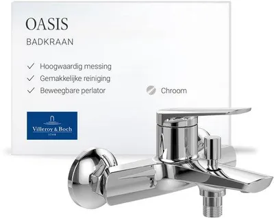 Productafbeelding van badkraan, opbouwmontage – Chroom
