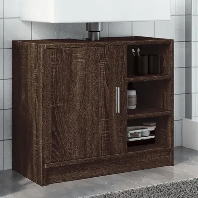 Obrázok produktu pre Maison Exclusive - Skrinka pod umývadlo hnedá dubový vzhľad 63x29x55 cm drevený materiál