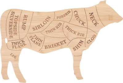 Immagine prodotto di Tagliere Mucca L in bambù 49,5 x 31 cm
