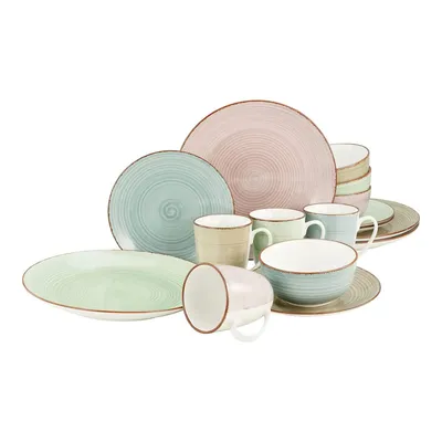 Obrázok produktu pre CreaTable, 22582, Samba Bunt, Kombiservice 16-tlg, Porzellan