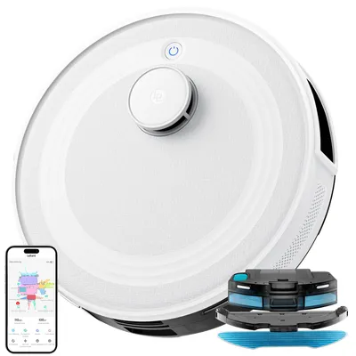 Produktbild von Lefant M2 Saugroboter Wischroboter Laser Navigation LDS App-Steuerung HEPA Staubsauger Roboter Weiss