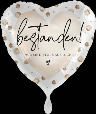 Produktbild von Folienballon - Bestanden! 43cm