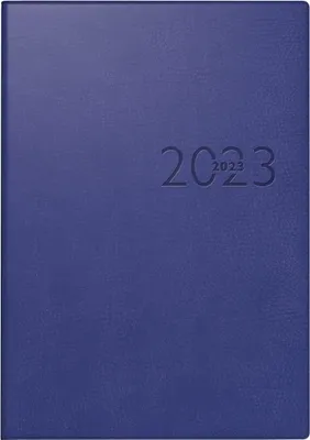 Produktbild von rido/idé Wochenkalender Modell studioplan int. 2023 Blattgröße 16,8 x 24 cm blau