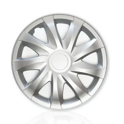 Immagine prodotto di Coprimozzo universale 16" NRM Draco argento per pressatura 1 pezzo