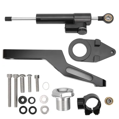 Zdjęcie produktu dla Motocyklowy amortyzator skrętu, motocyklowy stabilizator skrętu, stabilizator skrętu do Kawasaki, liniowy amortyzator skrętu, aluminiowy stabilizator skrętu, akcesoria motocyklowe