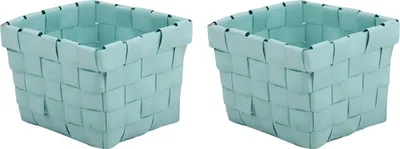 Immagine prodotto di MSV cestino piccolo verde pastello set di 2