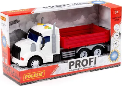 Obrázek produktu pro Polesie "Profi", setrvačník (se světlem a zvukem) (červená) (v krabici)