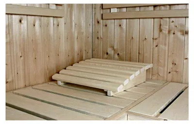 Produktbild von Kopfstütze für die Sauna aus ergonomischem Espenholz