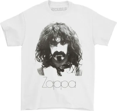 Produktbild von Frank Zappa - T-Shirt Logo für Herren/Damen Uni RO5732 (S) (Weiß)