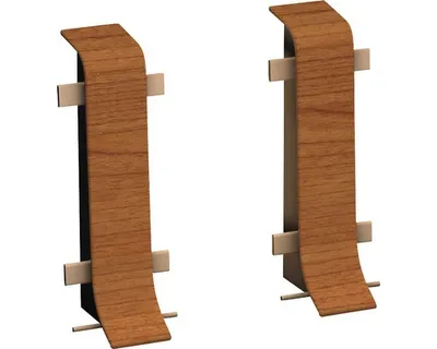 Produktbild von Prinz Verbinder für Klemm-Sockelleiste mit Kabelkanal Rotdorn 50 mm