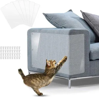 Produktbild von Famanu Anti-Kratzfolie - Möbel- und Kratzschutz für Katzen - Transparent