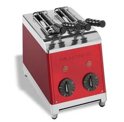 Produktbild von Milantoast Sandwichtoaster mit Zangen rot