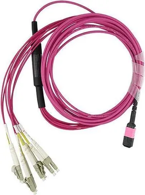 Produktbild von BlueOptics 3HE13896AA-3-BO, 3 m, OM4, MPO, 4x LC