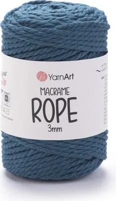 Produktbild von Yarn Art Macrame Rope 3 mm 63 m 789 Blueish Schnur