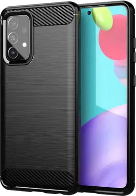 Obrázek produktu pro Pouzdro Carbon Shield pro Samsung Galaxy A72 - Černá KP9522