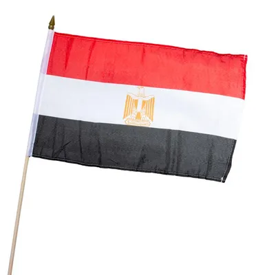 Produktbild von Stock-Flagge 30 x 45 : Aegypten Ägypten