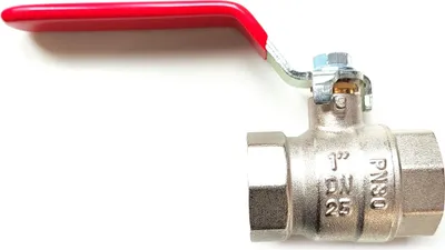 Immagine prodotto di Valvola a sfera Rubinetto acqua Ottone 1'' filettatura femmina Valvola di arresto Valvola di arresto Rubinetto uscita a sfera