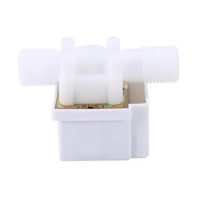 Obrázok produktu pre Elektrický magnetický ventil, magnetický, 12 V DC, N/C, prietokový spínač pre prívod vody a vzduchu, 1/2"