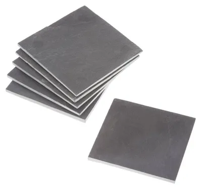 Produktbild von Secret de Gourmet Schiefer Untersetzer - 6x Stuck - 10 x 10 cm