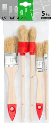 Immagine prodotto di Set di spazzole Hardex 5 pz [1,5" + 3/4" + 4 + 2 + 0]