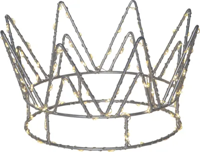 Produktbild von Star Trading Crown, Leichte Dekorationsfigur, Transparent, IP20, 6 h, 18 h, 120 Glühbirne(n)