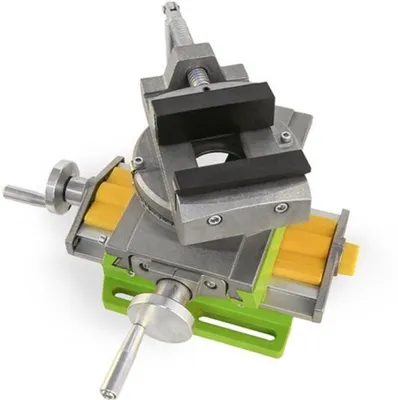 Productafbeelding van Bankschroef – Precisie Werktafel – Draaibare Basistafel – Aluminiumlegering – Metaalbewerking