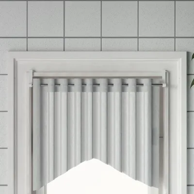 Zdjęcie produktu dla VidaXL Karnisze 2 szt. 60-105 cm aluminiowe biało-srebrne