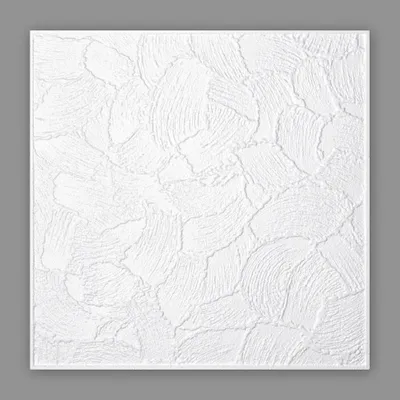 Produktbild von HOMESTAR Deckenplatten Kellenputz, 50 x 50 cm, Set 8 Stück, 11007