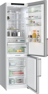 Produktbild von Siemens iQ500 KG39NAIAU, 363 l, SN-T, 10 kg/24h, A, Fresh Zone Fach, Gebürsteter Stahl