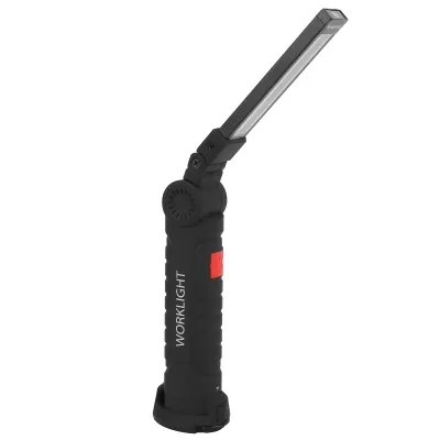 Imagen del producto de Lámpara de mantenimiento, lámpara de trabajo plegable, linterna de camping, linterna recargable, linterna recargable por USB, lámpara de trabajo LED