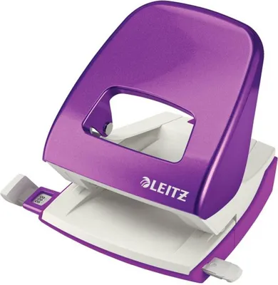 Produktbild von Locher 2,5mm mit Anschlagschiene violett Packung mit 30 Stück