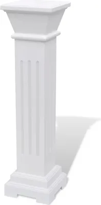 Produktbild von Säulen-Pflanzenständer Klassischer Stil Quadratisch MDF